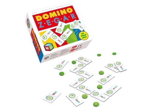 Gra Domino Zegar gra edukacyjna Multigra GR0388 Gra Domino Zegar gra edukacyjna Multigra GR0388