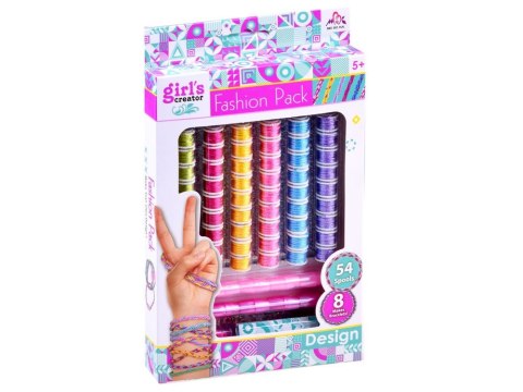 Kolorowe sznurki do zrobienia bransoletki ZA3212