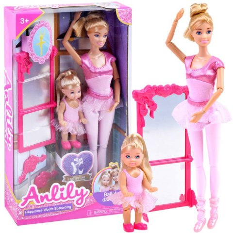Anlily zestaw Lalka + laleczka baletnica ZA3487