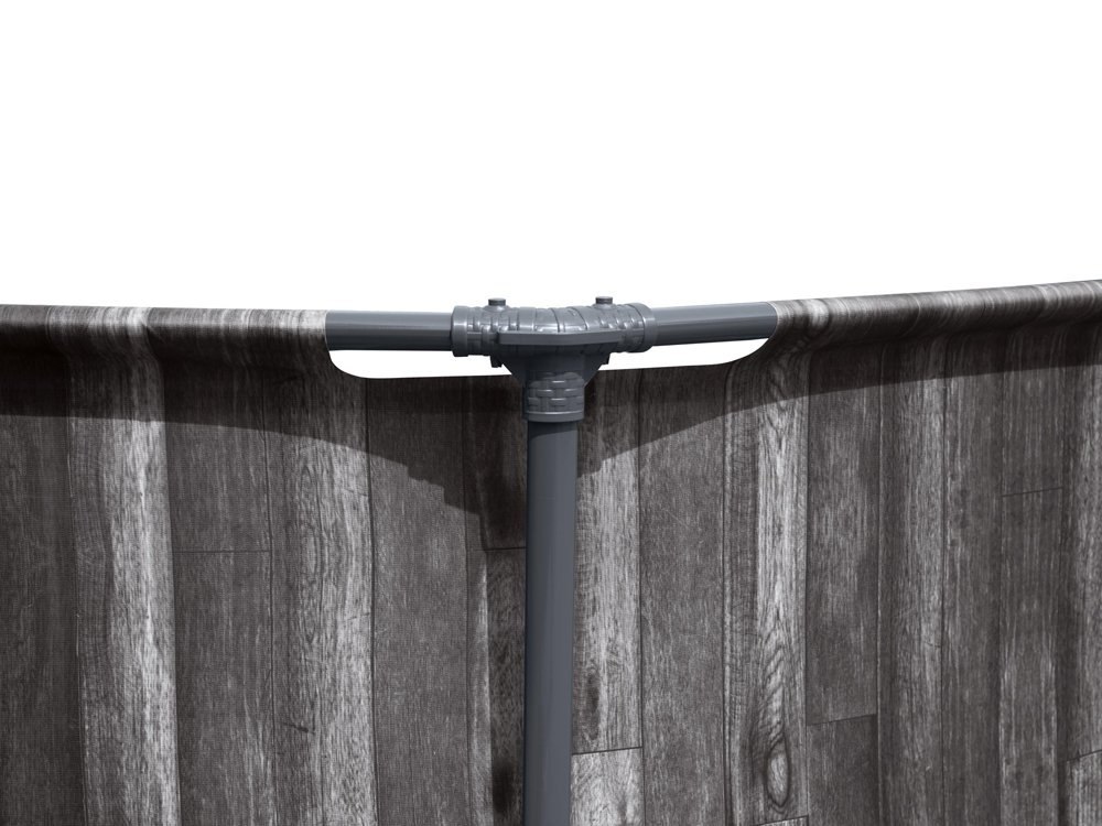 Bestway Basen stelażowy 366x100cm 8w1 drewno 5614X Bestway Basen stelażowy 366x100cm 8w1 drewno 5614X