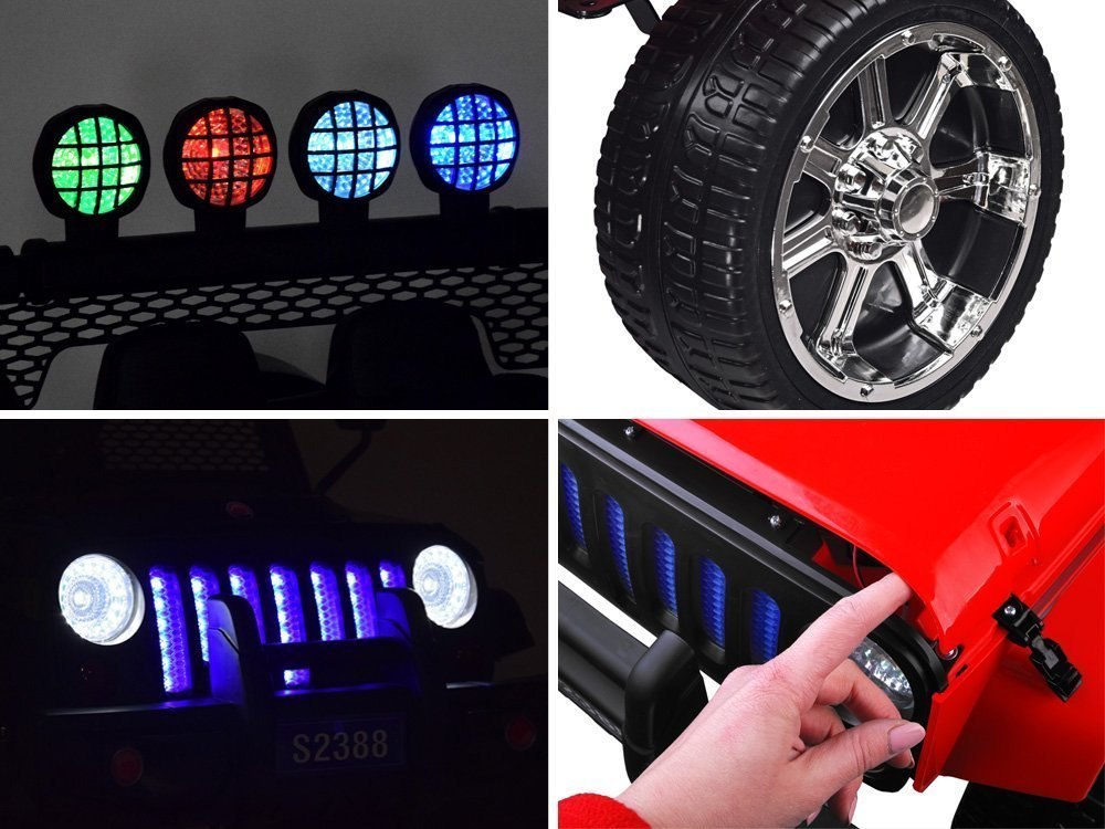 Auto terenowy J E E P gumowe koła EVA Pilot PA0244 Auto terenowy J E E P gumowe koła EVA Pilot PA0244