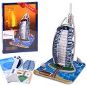 Puzzle dla dzieci bajkowe bajki  3D hotel Burj Al Arab 30-elementów ZA3783