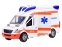 Ambulans + nosze autko Karetka z dźwiękiem ZA3835