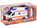 Ambulans + nosze autko Karetka z dźwiękiem ZA3835