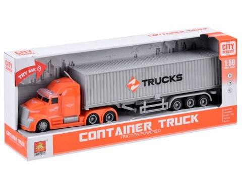 Autko TIR + naczepa z dźwięk światło ZA3832