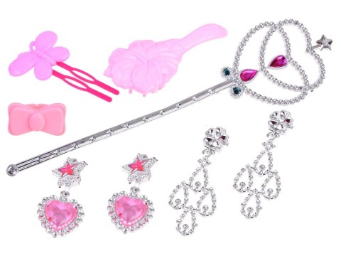 Lalka głowa do czesania fryzjer biżuteria ZA3940