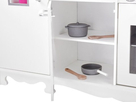 Duża KUCHNIA kuchenka drewniana z piekarnik lodówka ZA4135