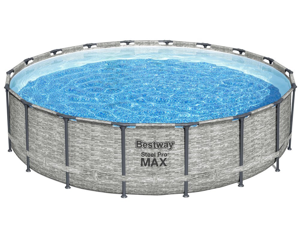 Bestway basen stelażowy 549x122cm 8w1 kamień 5618Y Bestway basen stelażowy 549x122cm 8w1 kamień 5618Y