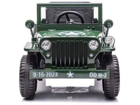 JEEP 4x4 Samochód elektryczny dla dzieci Auto na akumulator +ŁOPATKA Willys + pilot PA0263