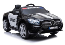 +PILOT Auto samochód na Akumulator Mercedes SL500 Policja Czarny