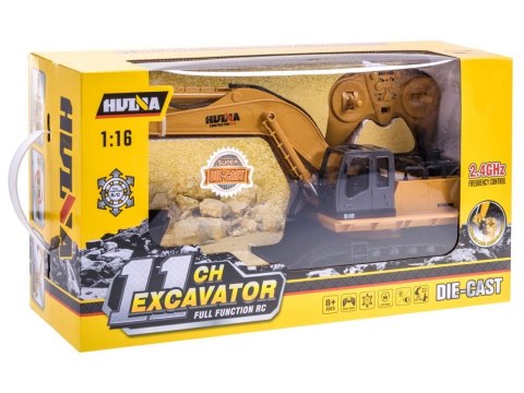 Duża KOPARKA zdalnie sterowana na pilota świeci RC0379