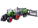 Traktor zdalnie sterowany + beczkowóz pilot RC0492