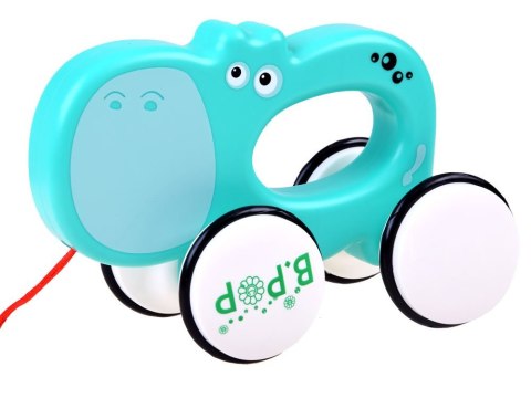 Zabawka Hipopotam na kółkach do ciągnięcia ZA3345