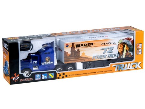 Auto Ciężarówka TIR z naczepą na pilota RC0409