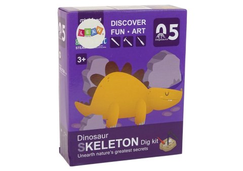 Zestaw Archeologiczny Wykopaliska Dinozaur Stegosaurus Szkielet 23 cm