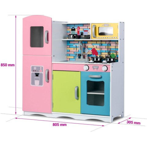 KUCHNIA kuchenka drewniana dla dzieci - duża z akcesoriami
