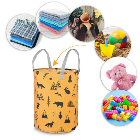 Kosz na zabawki Ricokids - pomarańczowy