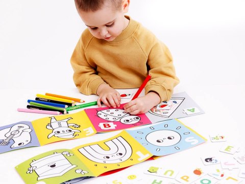 Akademia CzuCzu Litery książeczki+puzzle ZA4153