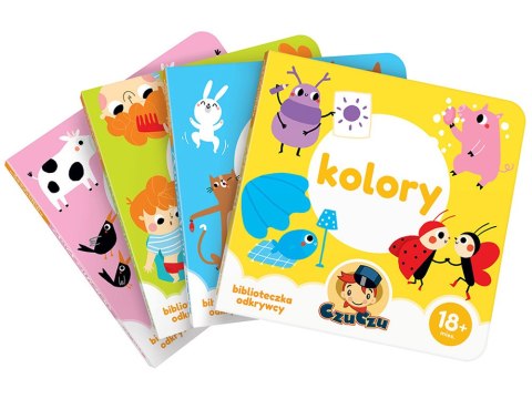 CzuCzu Biblioteczka Odkrywcy 4 książeczki ZA4161 CzuCzu Biblioteczka Odkrywcy 4 książeczki ZA4161