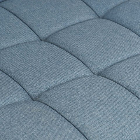 Fotel biurowy materiałowy Benton niebieski