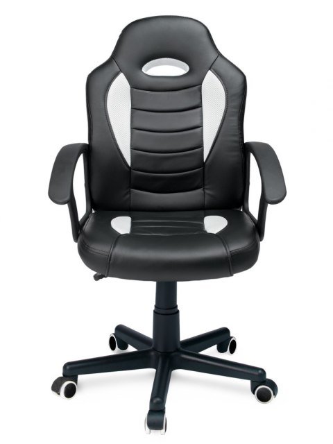 Gamingowy fotel obrotowy dla gracza biały Sofotel Scorpion