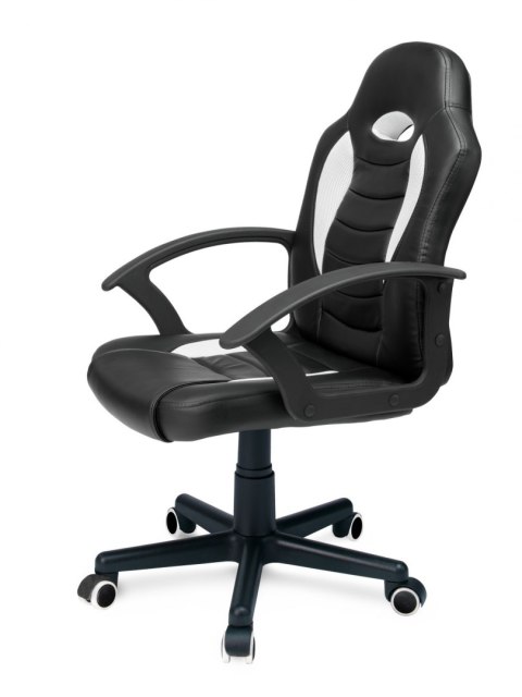 Gamingowy fotel obrotowy dla gracza biały Sofotel Scorpion