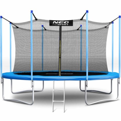 Trampolina ogrodowa 12ft/374cm z siatką wewnętrzną i drabinką Neo- 