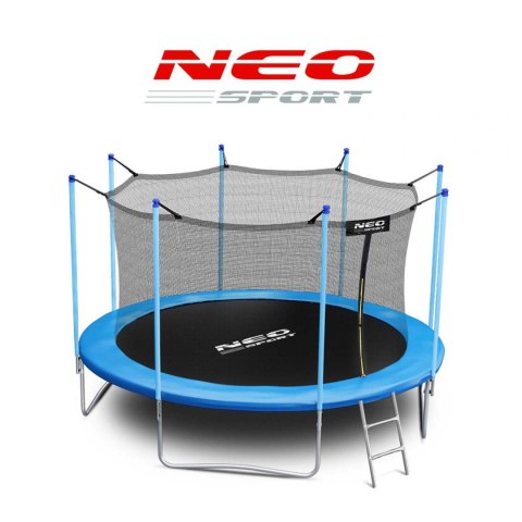 Trampolina ogrodowa 13ft/404cm z siatką wewnętrzną i drabinką Neo- 
