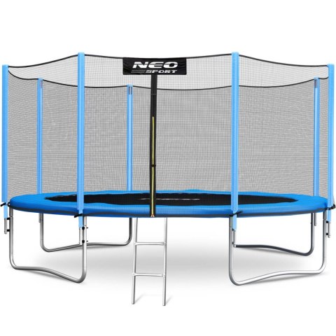 Trampolina ogrodowa 14ft/435cm z siatką zewnętrzną i drabinką Neo- 