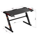 Biurko gamingowe dla gracza LED CRIT 258000