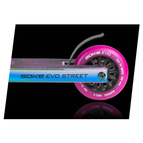 Hulajnoga wyczynowa SOKE EVO street black neochrome