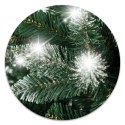 Choinka sztuczna na naturalnym pniu ze szronem - Sosna Diamentowa 180 cm