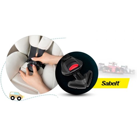 Fotelik samochodowy 9 - 36 kg Massi Ricokids beżowy