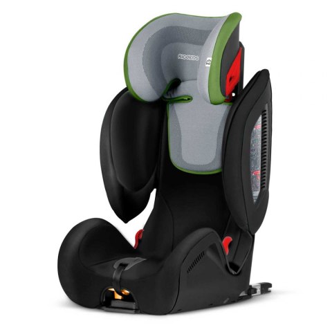Fotelik samochodowy Ricokids Qway czarno-zielony 9-36 kg ISOFIX