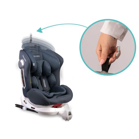 Fotelik samochodowy obrotowy Stigo granatowy