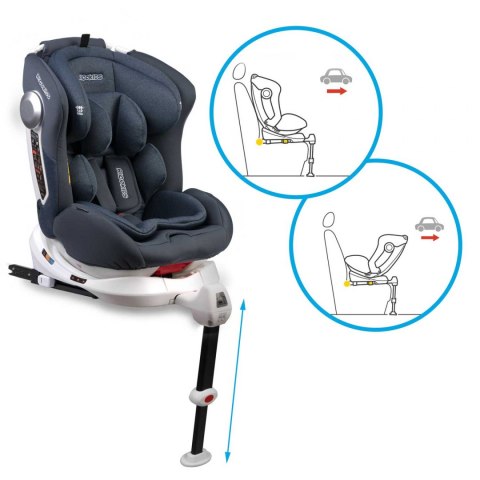 Fotelik samochodowy obrotowy Stigo granatowy