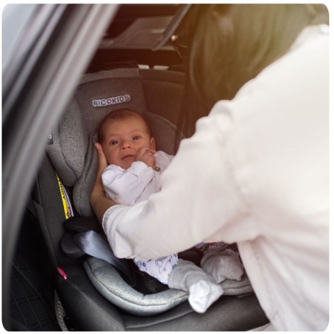 Fotelik samochodowy obrotowy Stigo granatowy