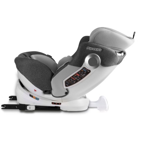 Fotelik samochodowy obrotowy Stigo szaro-biały