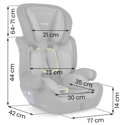 Fotelik samochodowy 9 - 36 kg Massi Ricokids