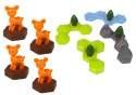 Gra Układanka Edukacyjna Tetris Łamigłówka Leśne Zwierzęta