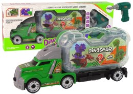 Zestaw Ciężarówka Do Rozkręcania Z Dinozaurem DIY Wkrętarka