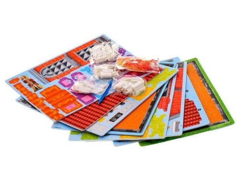Zestaw Kreatywnych Puzzle dla dzieci bajkowe bajki  3D WILLA domek ZA0223