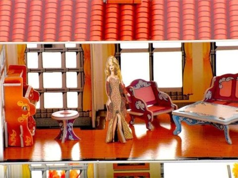 Zestaw Kreatywnych Puzzle dla dzieci bajkowe bajki  3D WILLA domek ZA0223