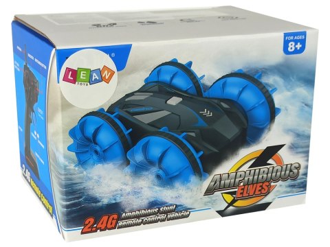 Amfibia Dwustronna Zdalnie Sterowana Niebieska 2,4G