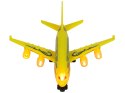 Samolot Pasażerski Żółty Napęd Światła Dźwięki