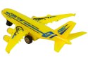 Samolot Pasażerski Żółty Napęd Światła Dźwięki