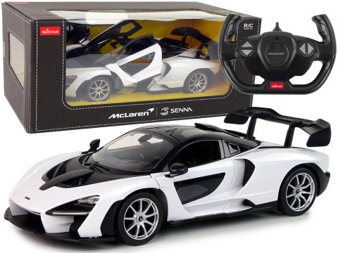 Auto R/C McLaren Senna Rastar 1:14 Biały Na Pilota