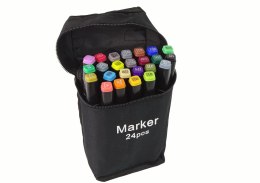 Zestaw Pisaków Markerów Touch 24 Szt Torba Markery Alkoholowe