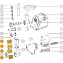 Części do maszynki do mielenia mięsa - komplet nakładek Berdsen