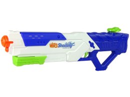 Duży Pistolet na Wodę 1200ml Biało- Niebieski 65 cm